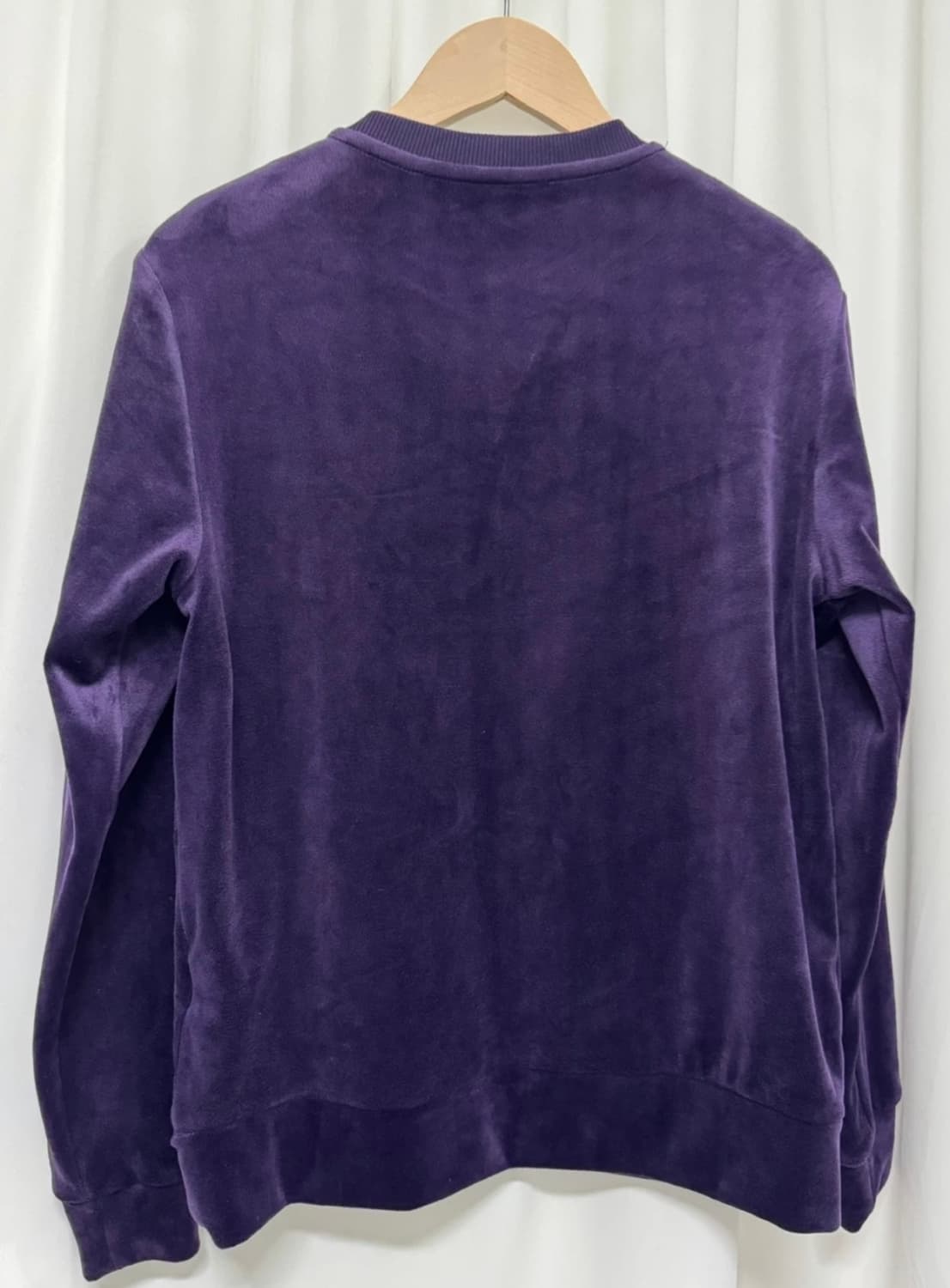 PUMA 벨벳 맨투맨 퍼플 상품이미지5