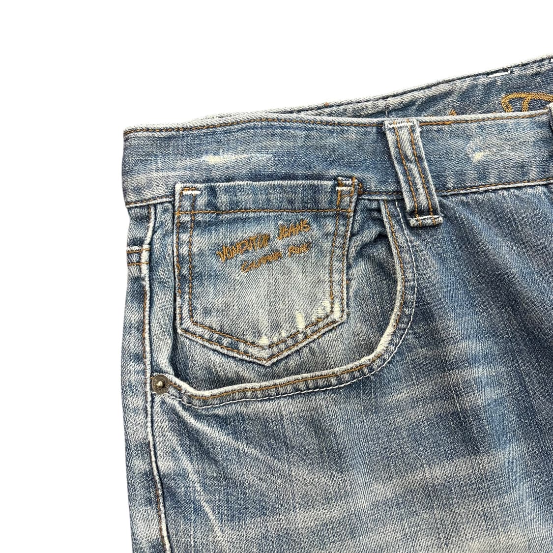 (33) 본더치 연청 와이드핏 데님 팬츠 상품이미지5