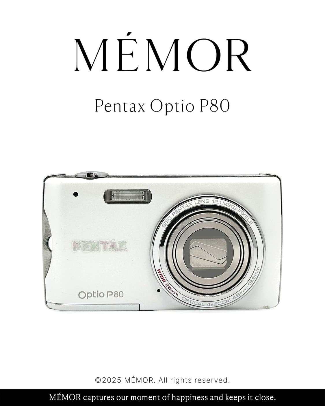 뉴트럴톤/블러리작례✨Pentax Optio P80 펜탁스 디카 카메라 상품이미지1
