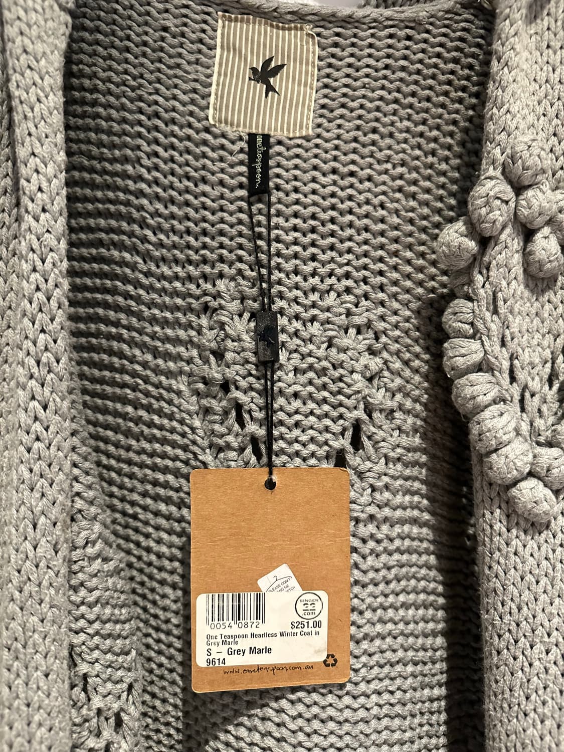 One teaspoon 원티스푼 핸드메이드가디건 상품이미지3