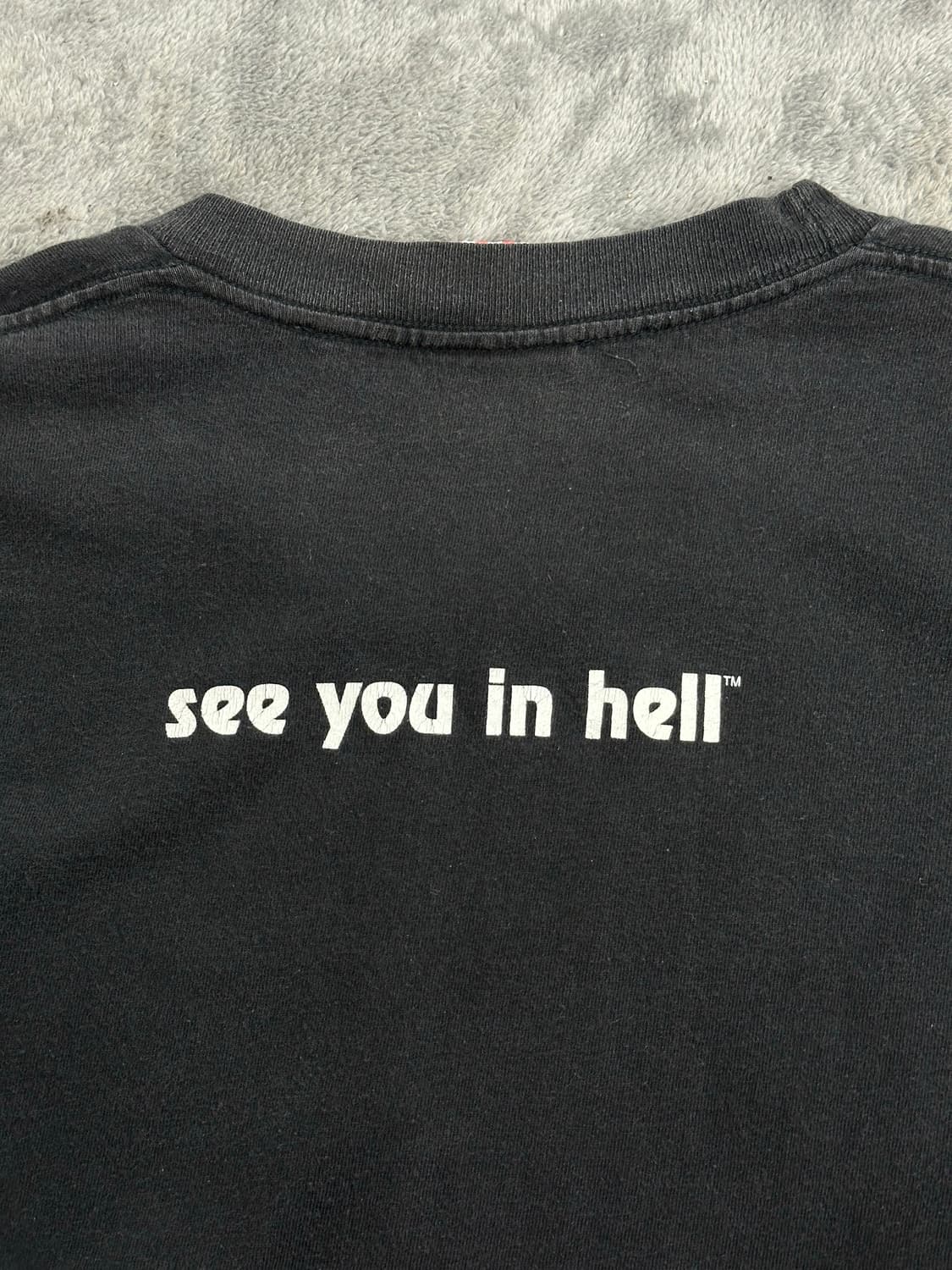 Early 90s 퍽트 ‘see you in hell' 티셔츠 L 상품이미지4