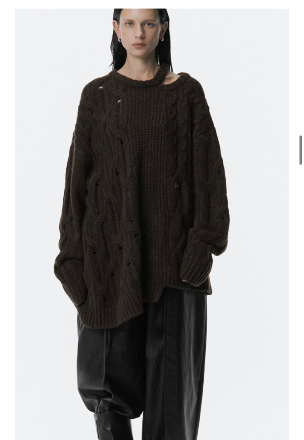 트리밍버드 Mixed Cable Knit Pullover 상품이미지2