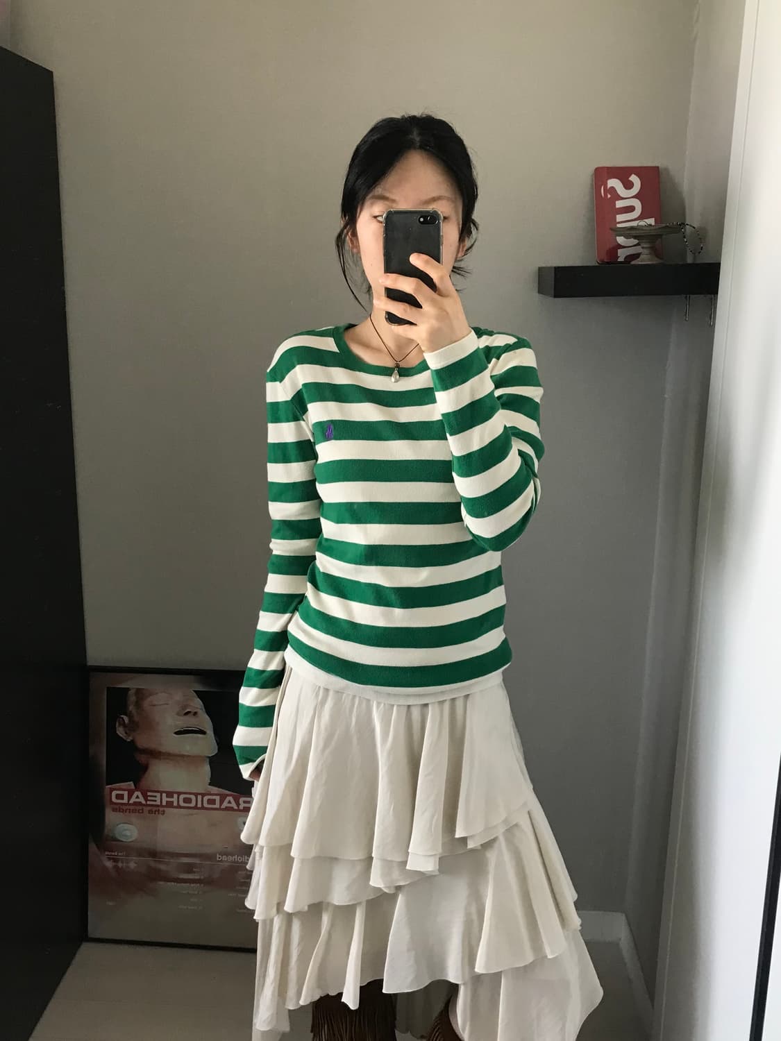 폴로 랄프로렌 포니로고 스트라이프 롱슬리브티 상품이미지1