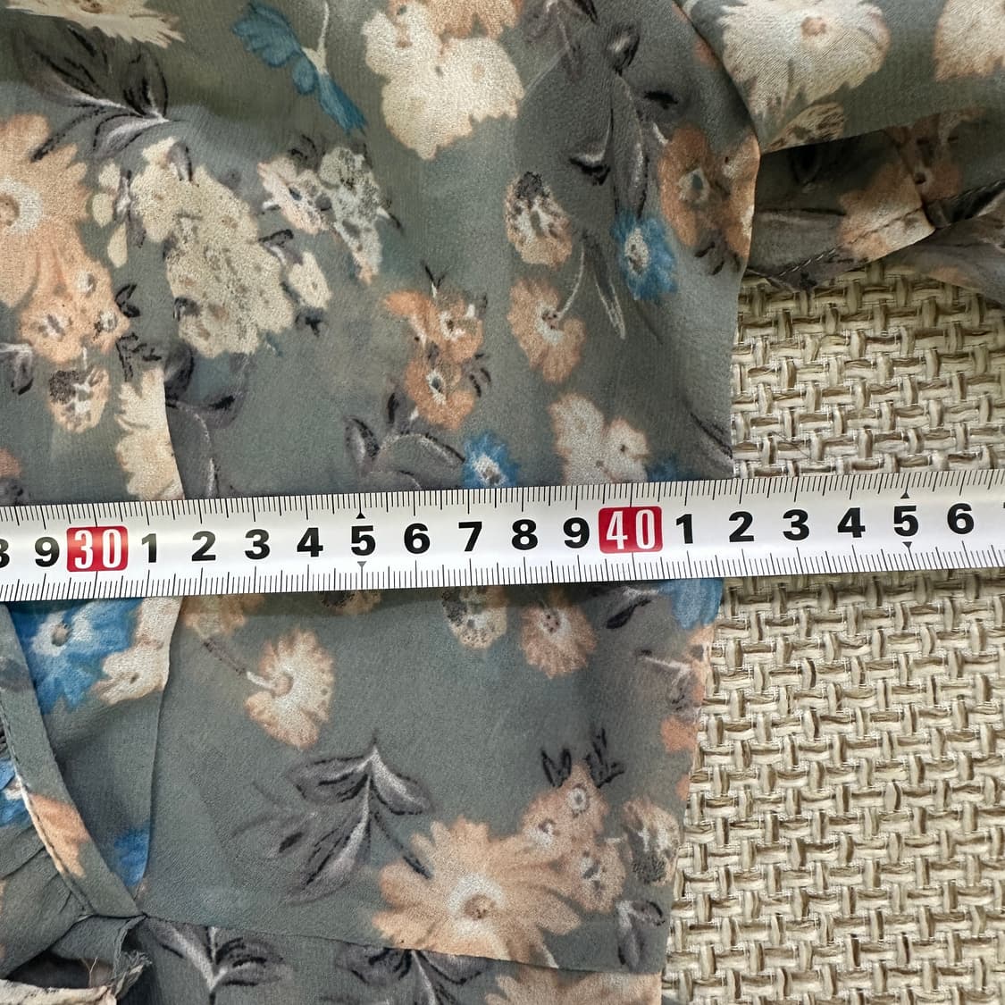 4 캘빈클라인 꽃 프릴 원피스 0415D 상품이미지5