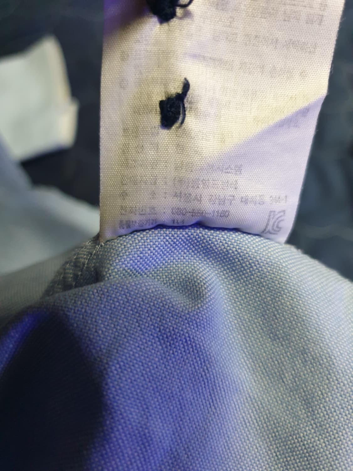 (동일드방레) 라코스테 옥스퍼드 슬림핏 긴팔셔츠 스카이블루 (95) 상품이미지6