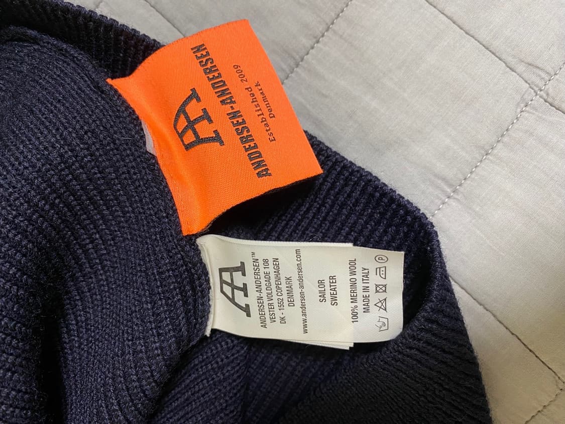 안데르센안데르센 / 세일러 터틀넥 네이비 / M 상품이미지2