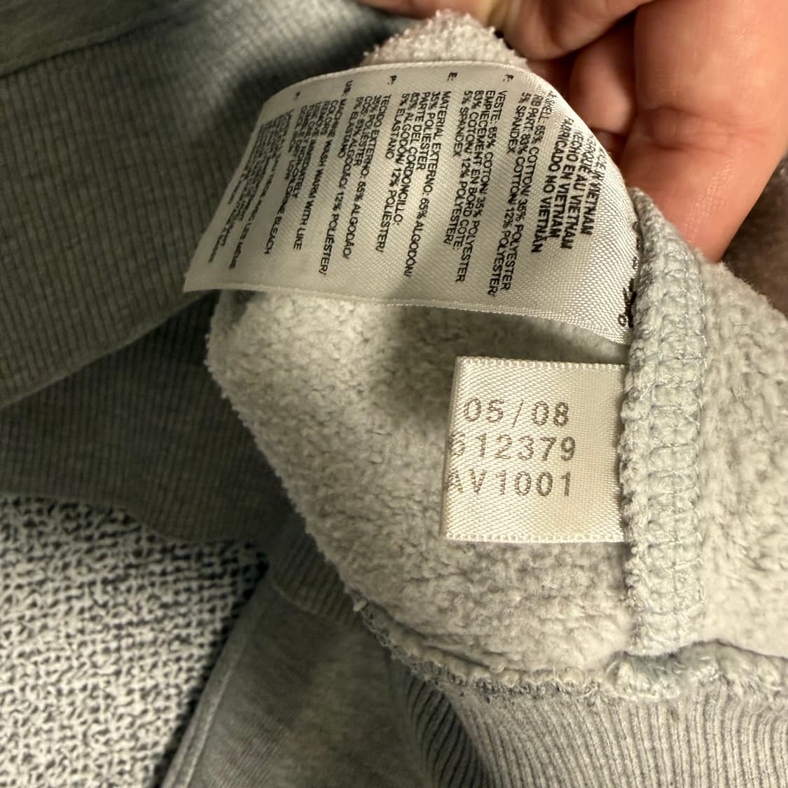 아디다스 파이어버드 올드스쿨 00s 희귀 져지 그레이 S 상품이미지7