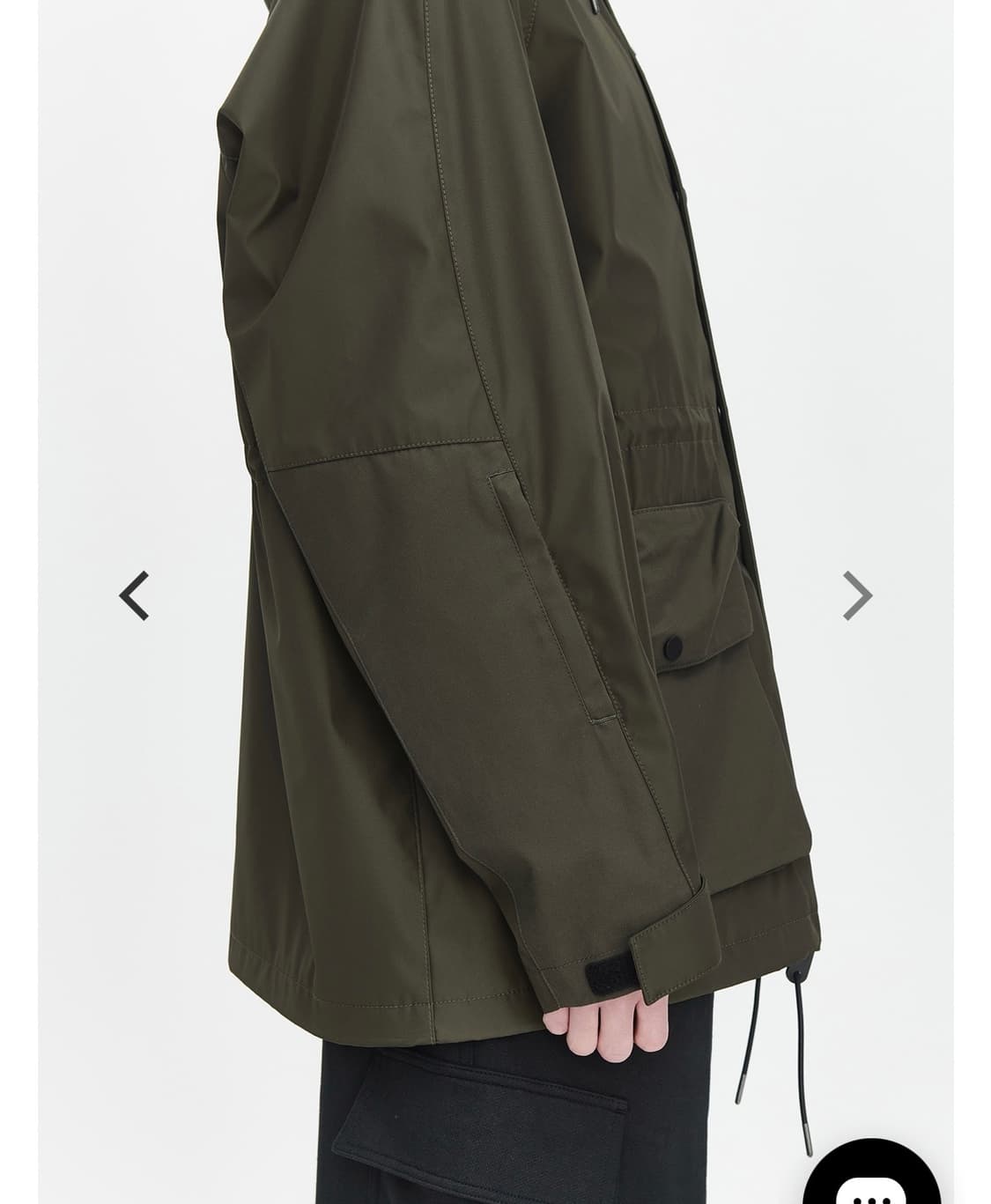 22FW 애프터프레이 밀리터리 후디 쉘 파카 카키 L 상품이미지6