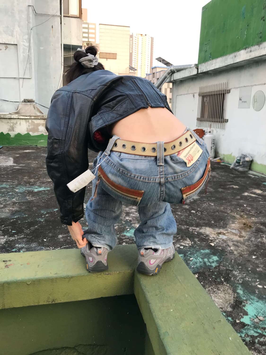 보헤미안 데님 팬츠 상품이미지2