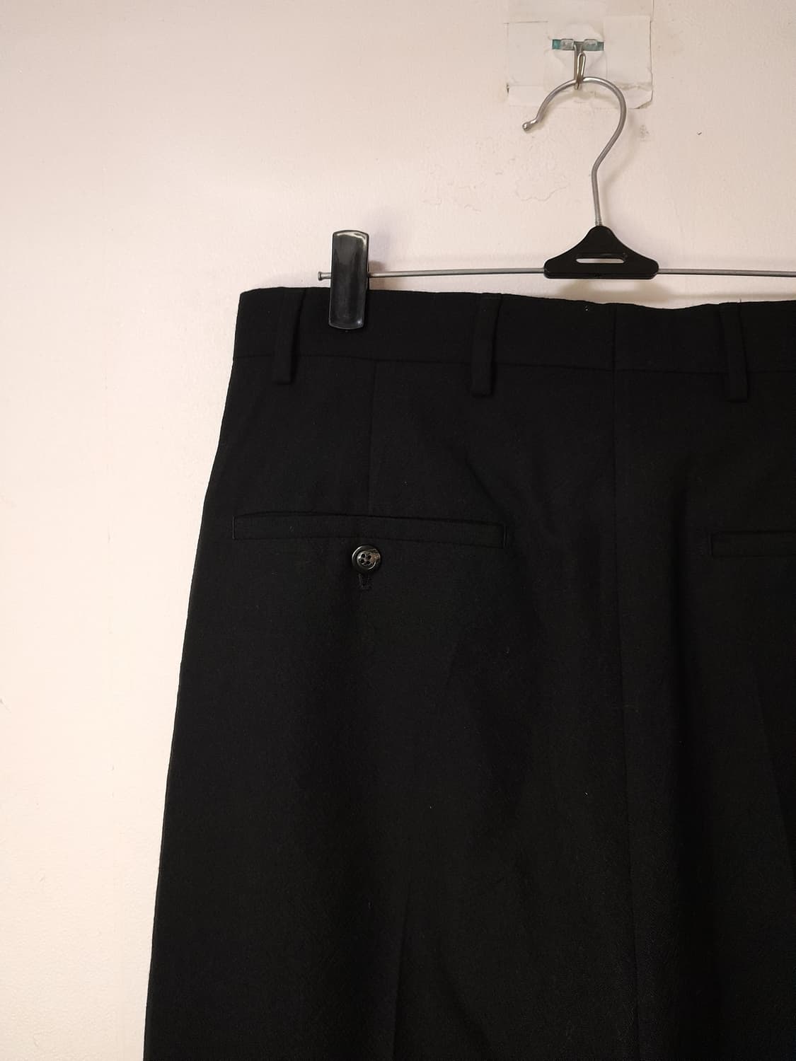 릭오웬스 블랙 DIRT 클래식 울슬랙스 46/30"~31" 상품이미지5