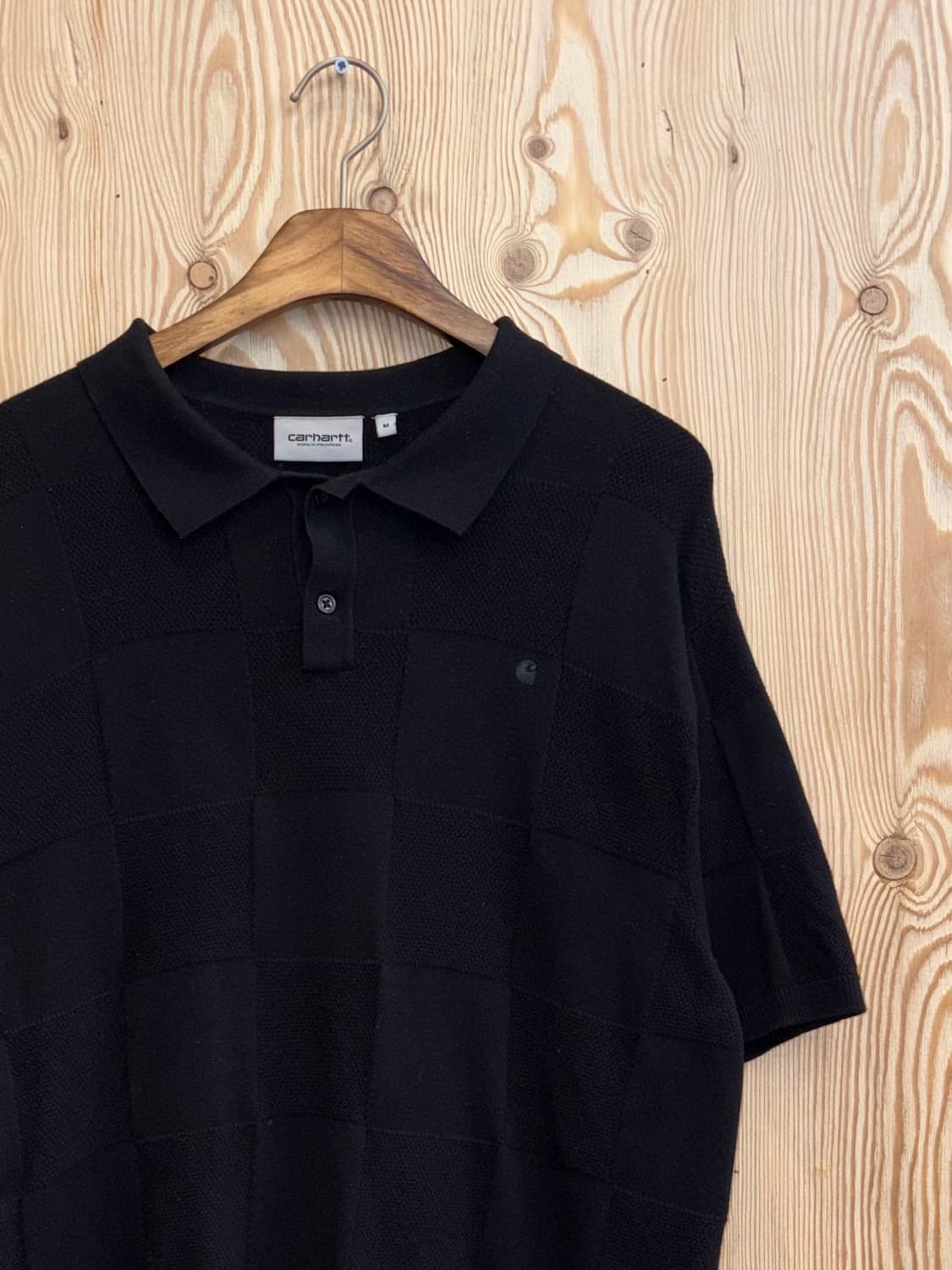 칼하트 wip 체커 폴로 반팔 상품이미지2