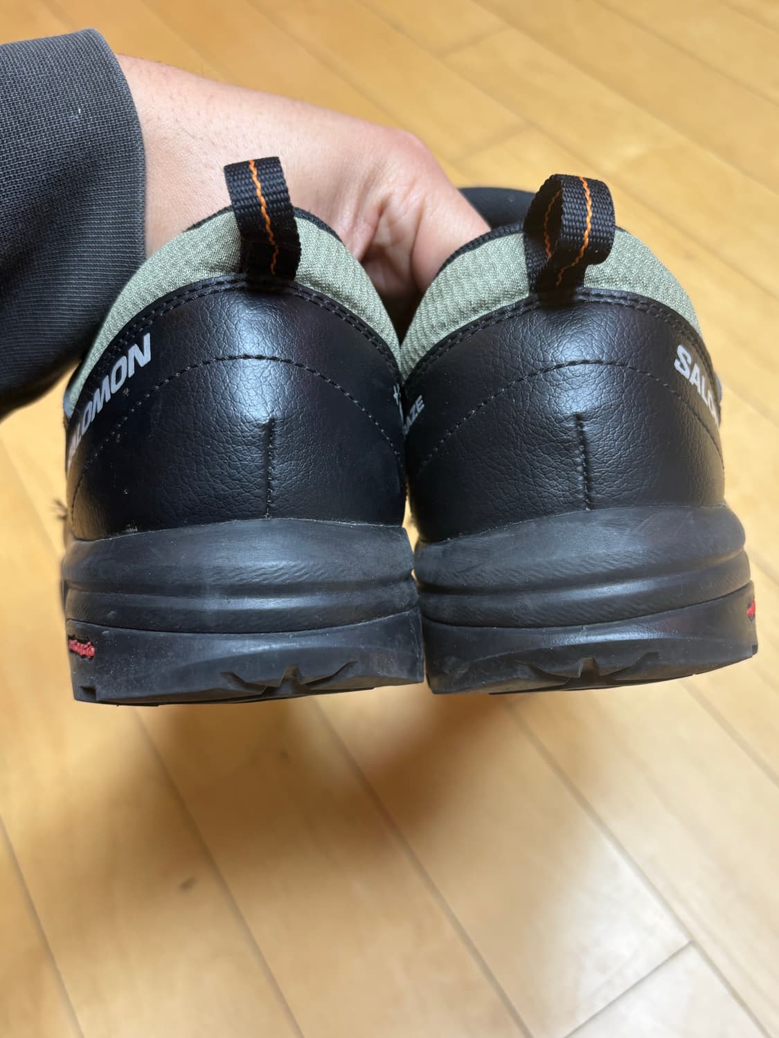 살로몬 고어텍스 카키 275 국내 미발매 상품이미지3