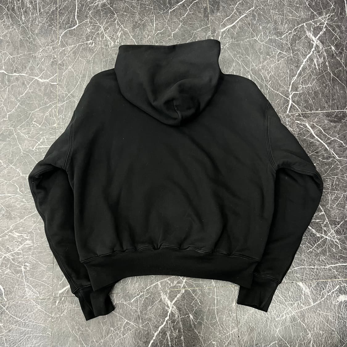 YEEZY 이지 갭 더블 레이어 후드 블랙 상품이미지5