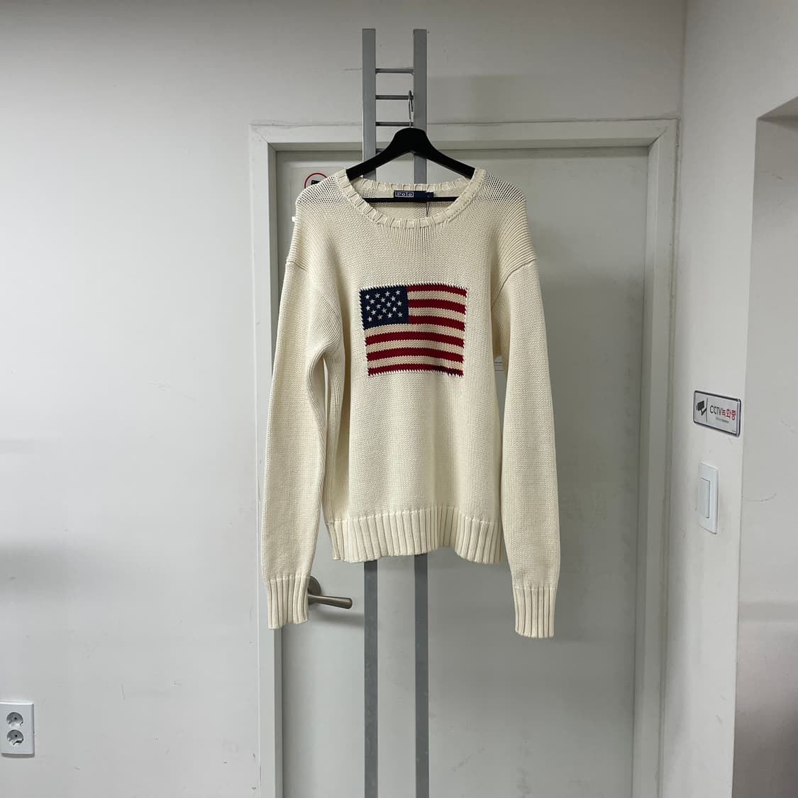 폴로 랄프로렌 성조기 니트 L 상품이미지1