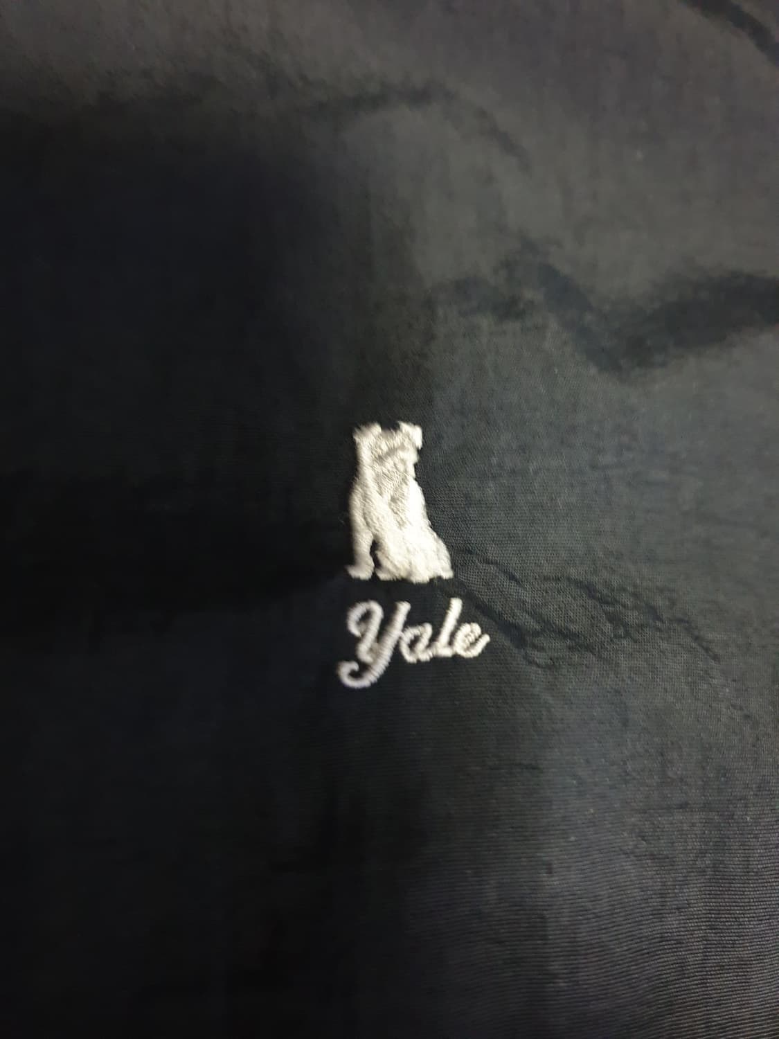 예일 오버핏 나일론100% 안감매쉬 바람막이 자켓 블랙 (L) 상품이미지2