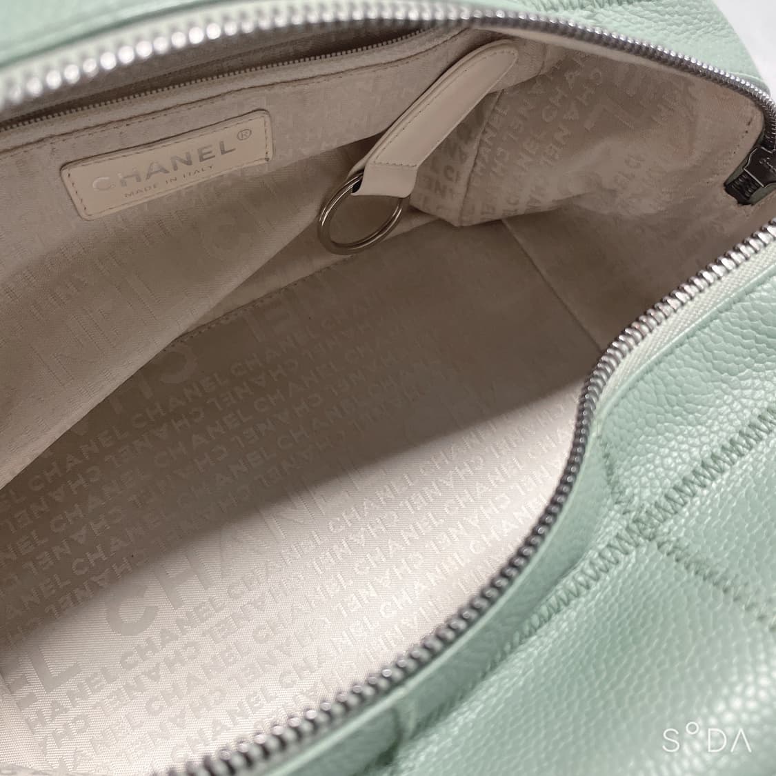 샤넬 캐비어 정방 초콜렛 퀄팅 스티치 보스턴 숄더백 상품이미지9