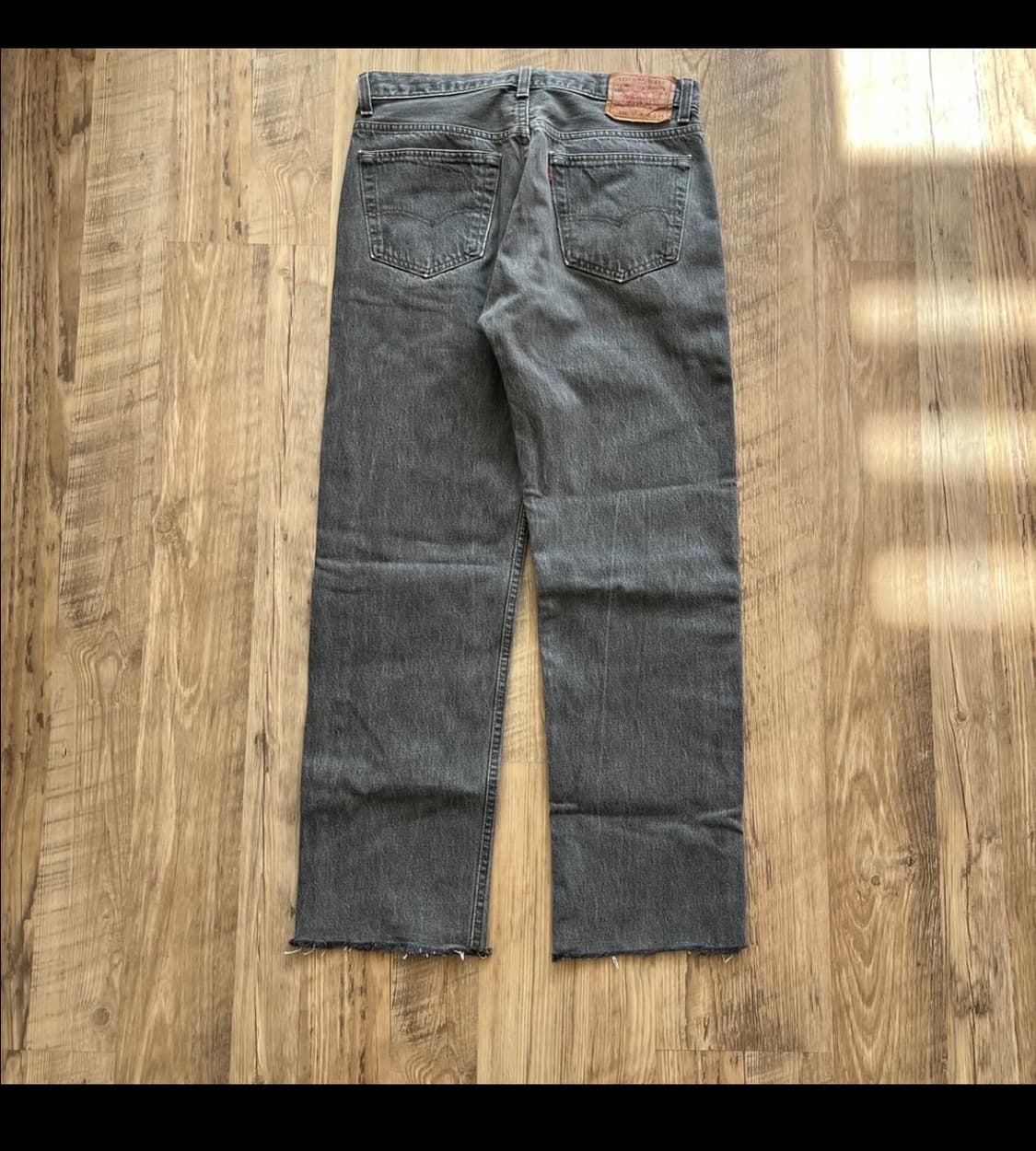 90s USA 리바이스 501 원블랙 흑청 상품이미지2