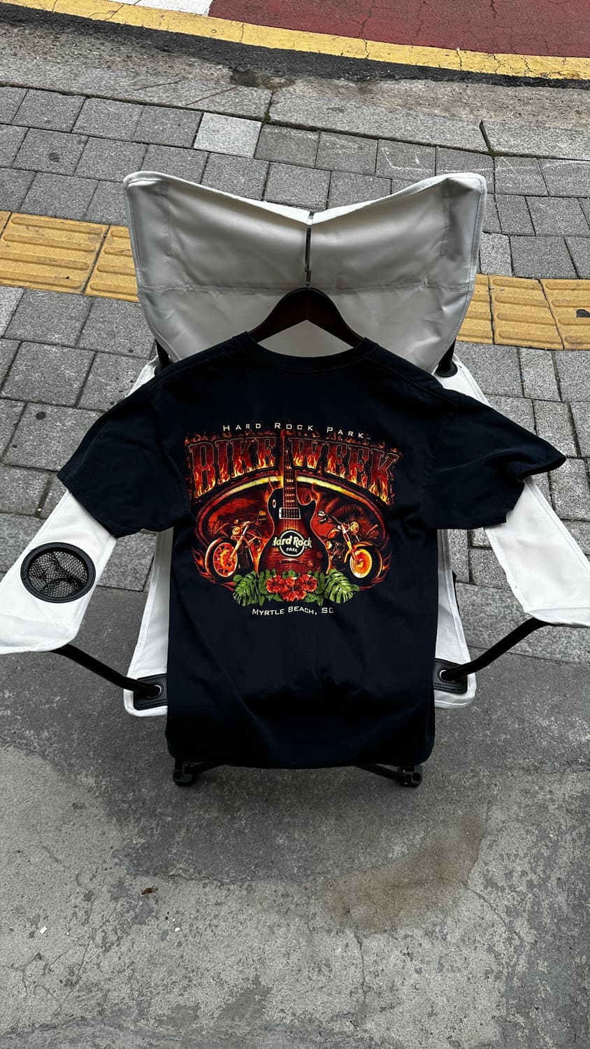 Hardrockcafe 하드락파크 바이크위크 반팔 티셔츠 상품이미지2