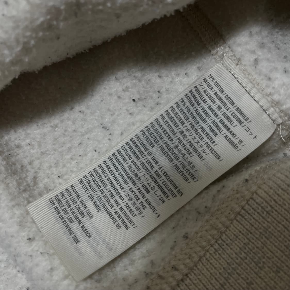 아베크롬비 100M Finals 로고 기모 후드티 S/90 상품이미지6