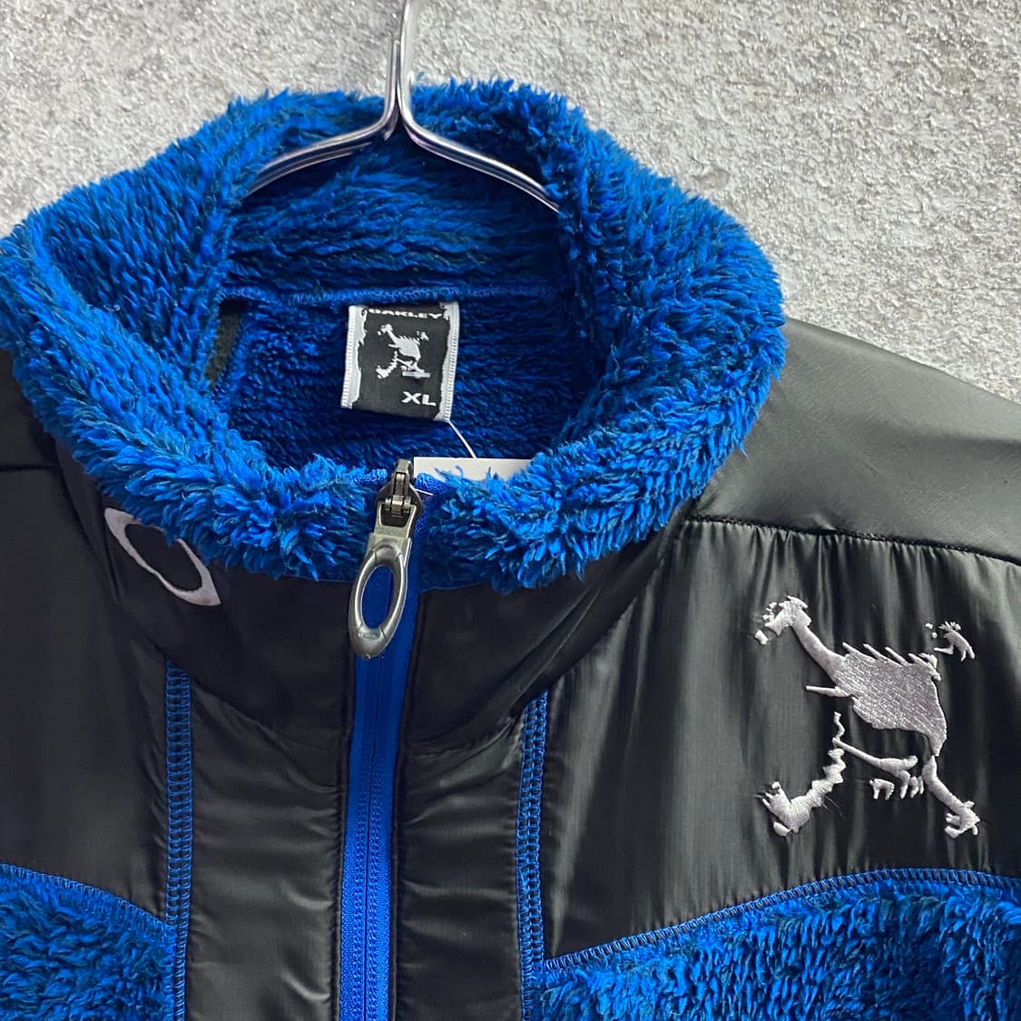 오클리 블루 배색 쉐르파 자켓 B3493 상품이미지3