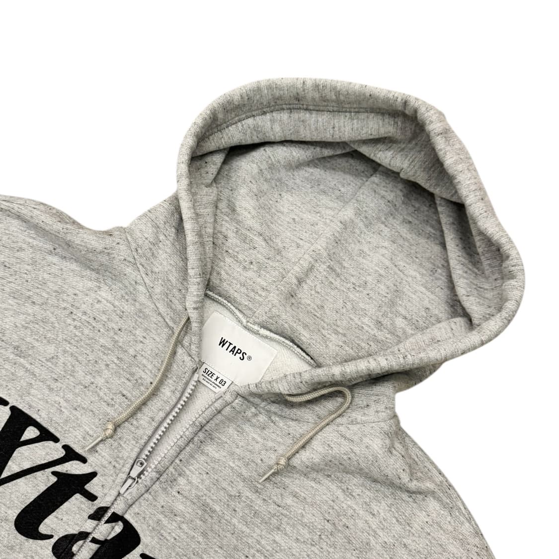 WTAPS 더블탭스 아카데미 집업 스웻셔츠 후드 집업 그레이 상품이미지9