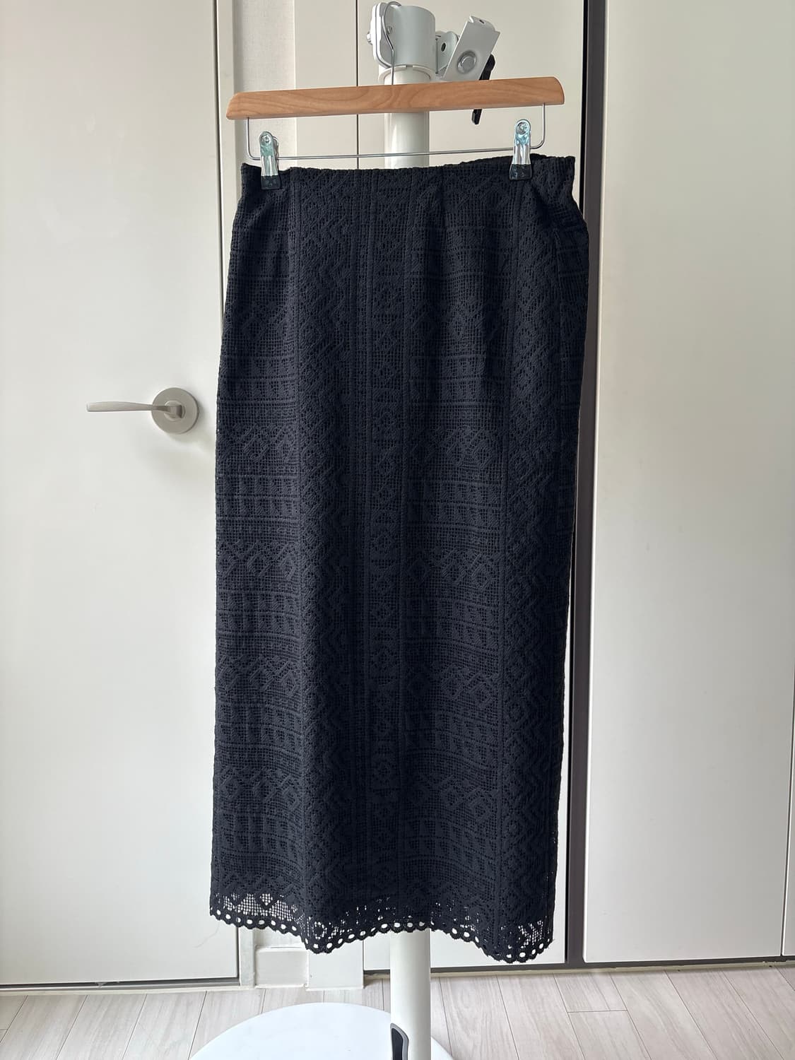 Crochet Mosaic Long Skirt 상품이미지3