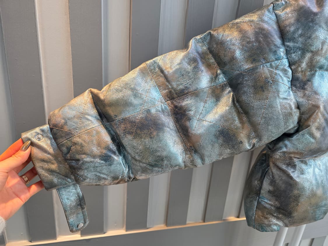 VIAVIA 양가죽 크롭패딩 점퍼 상품이미지3