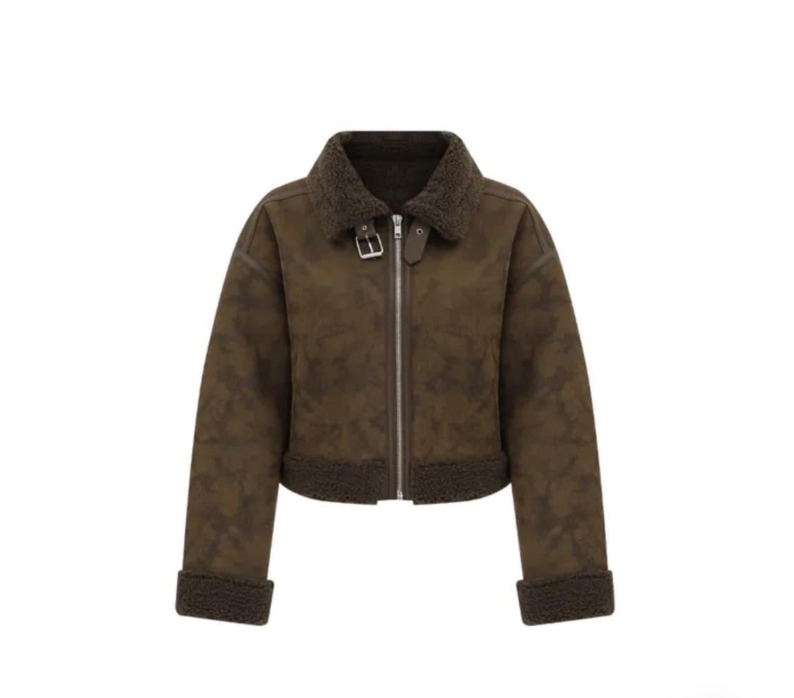 블랙업 럼블 빈티지 무스탕 상품이미지1