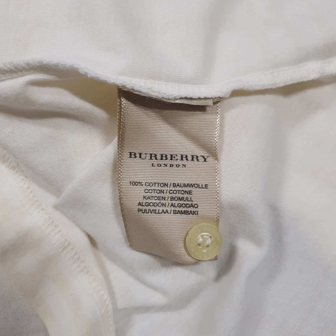 M) 버버리 크레스트 기사 로고 노바체크 반팔 카라티 폴로 피케 셔츠 상품이미지6