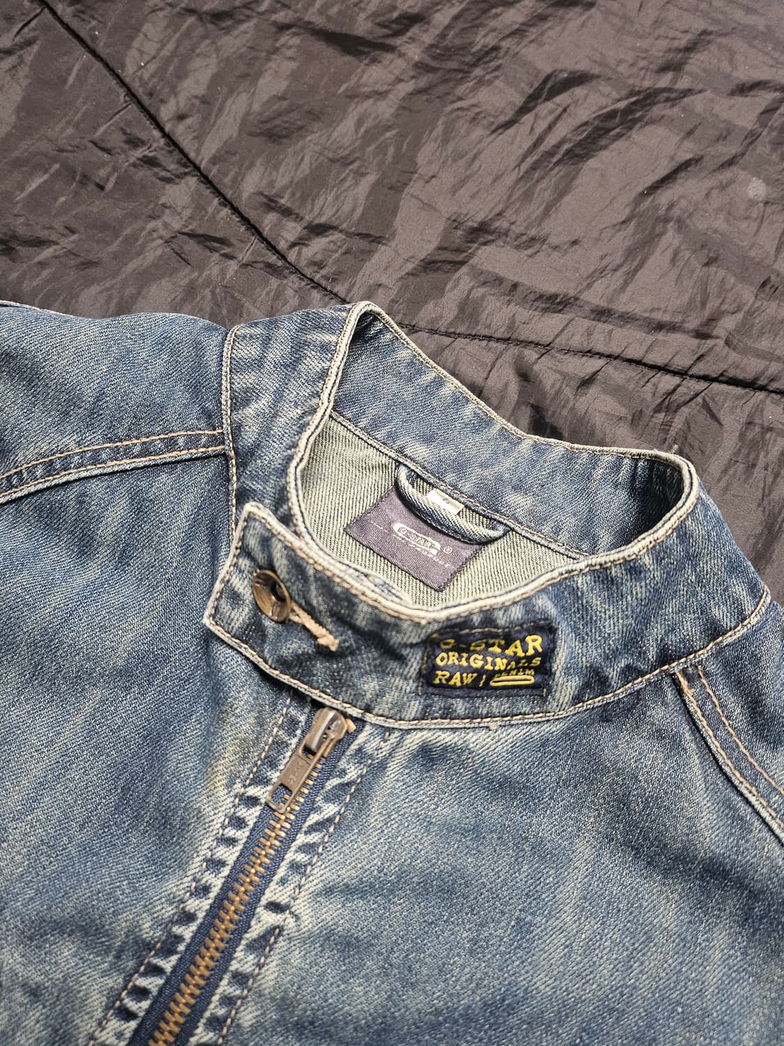 지스타 싱글 차이나 데님 자켓 L 상품이미지3