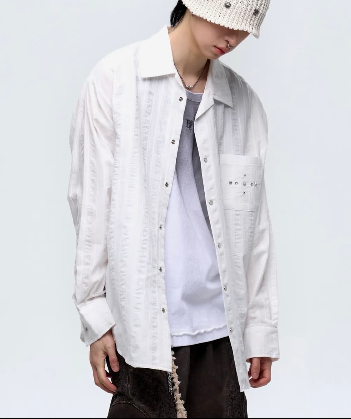 RSSC 스트라이프 셔츠 상품이미지1