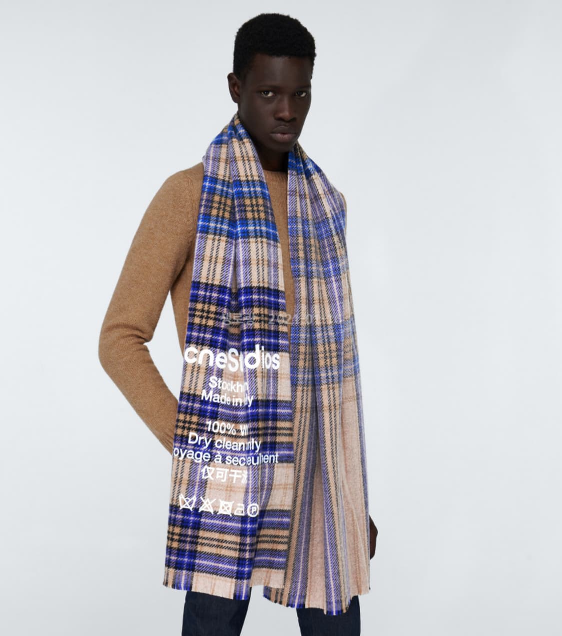 아크네 스튜디오 캐시어(Cassiar) 체크 머플러 스카프 상품이미지6