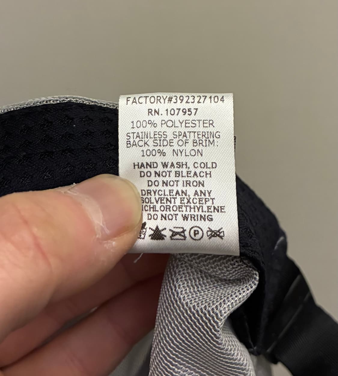 (F)mont bell 몽벨 재팬 스테인리스 나일론 메쉬캡 러닝캡 모자  상품이미지9