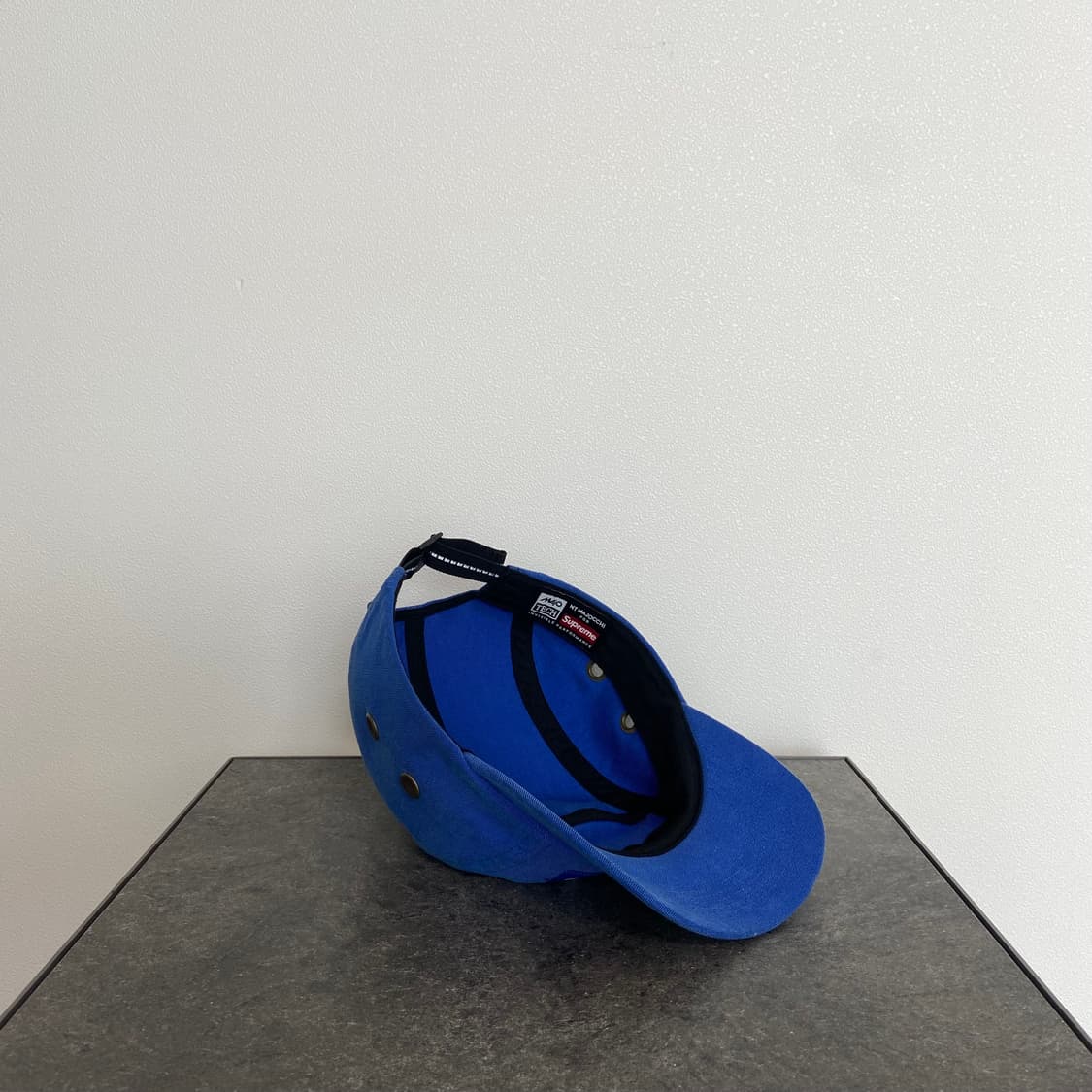 (OS) 슈프림 박스로고 캠프캡 모자 브러쉬드 코듀라 로얄 상품이미지7