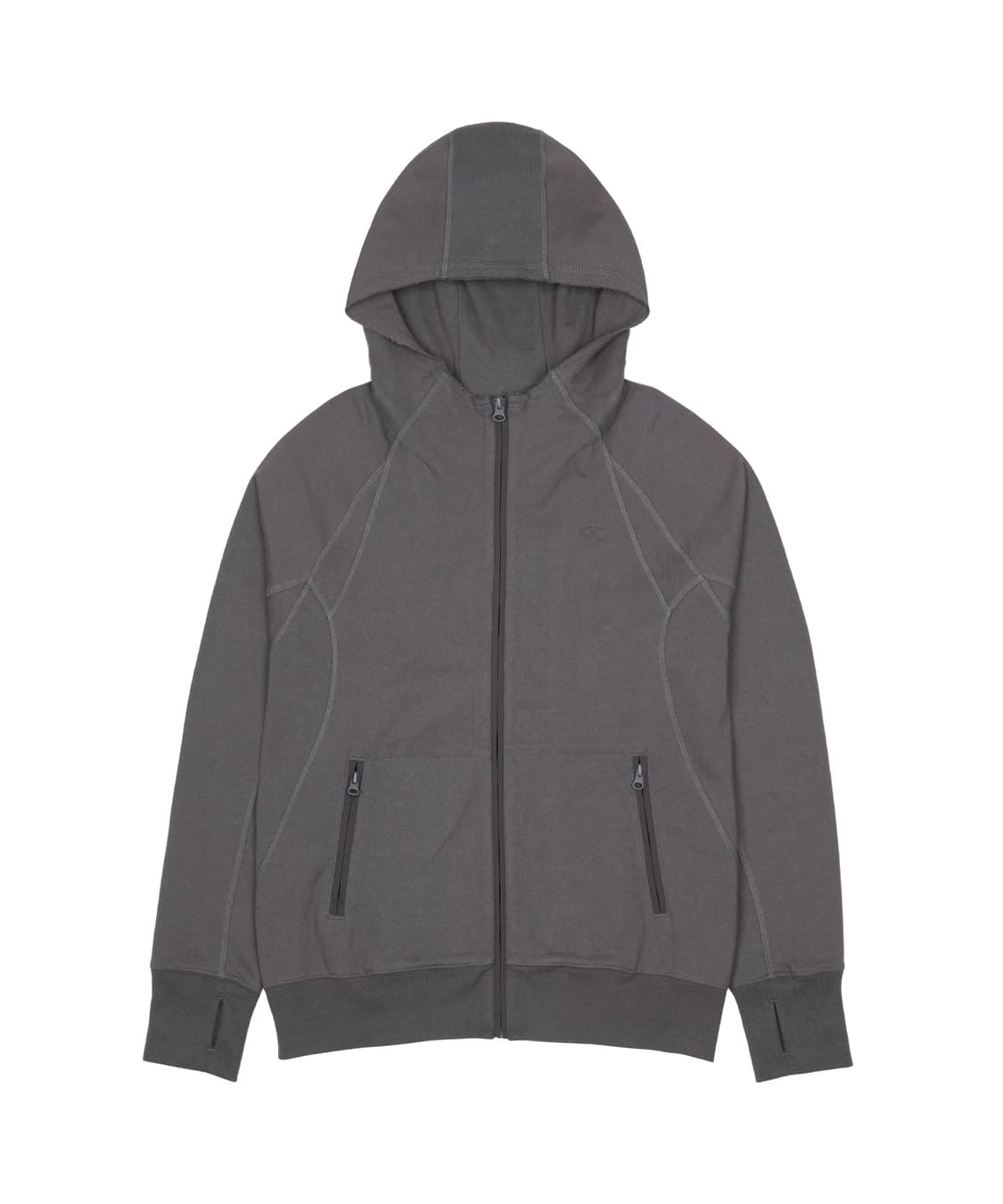 (1 2 3 4) 산산기어 슬링 집업 후디 집업 차콜 상품이미지1