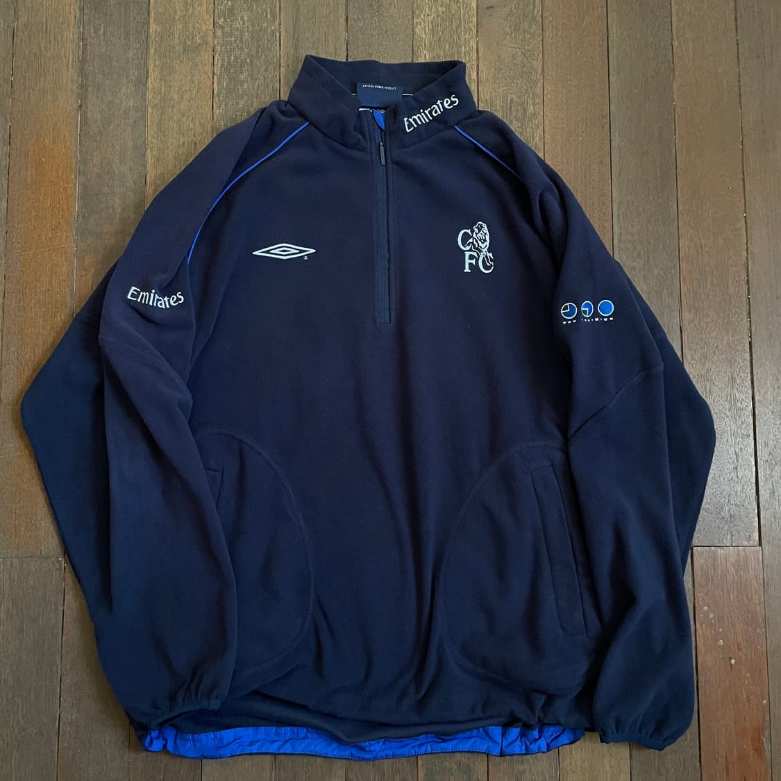 00’s 엄브로 첼시 반집업 후리스  상품이미지2