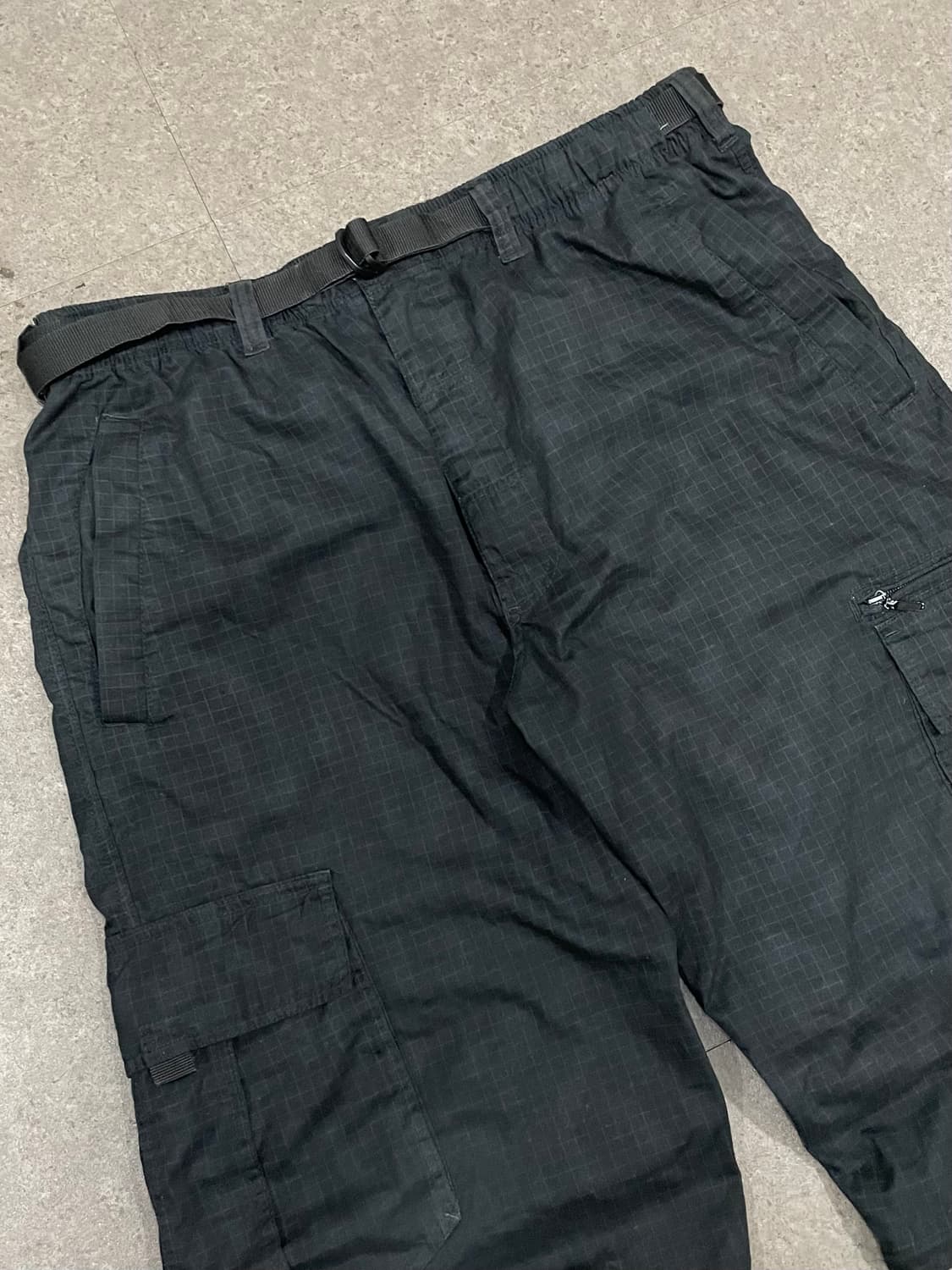 Vtg 립스탑 카고 와이드 버뮤다 팬츠 상품이미지8