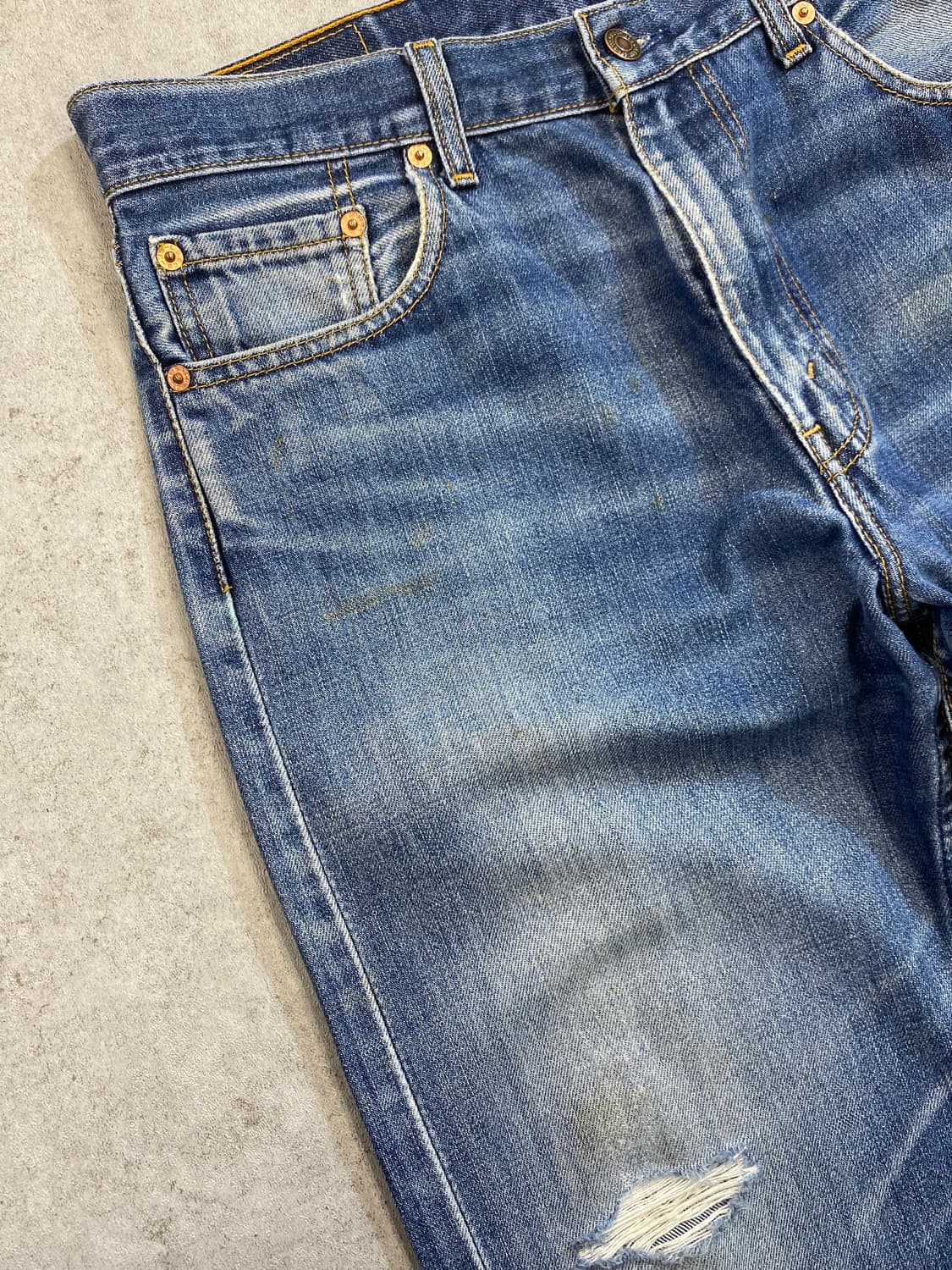 [31] 90s Levi's 505 리바이스 레귤러 핏 데님팬츠 상품이미지3