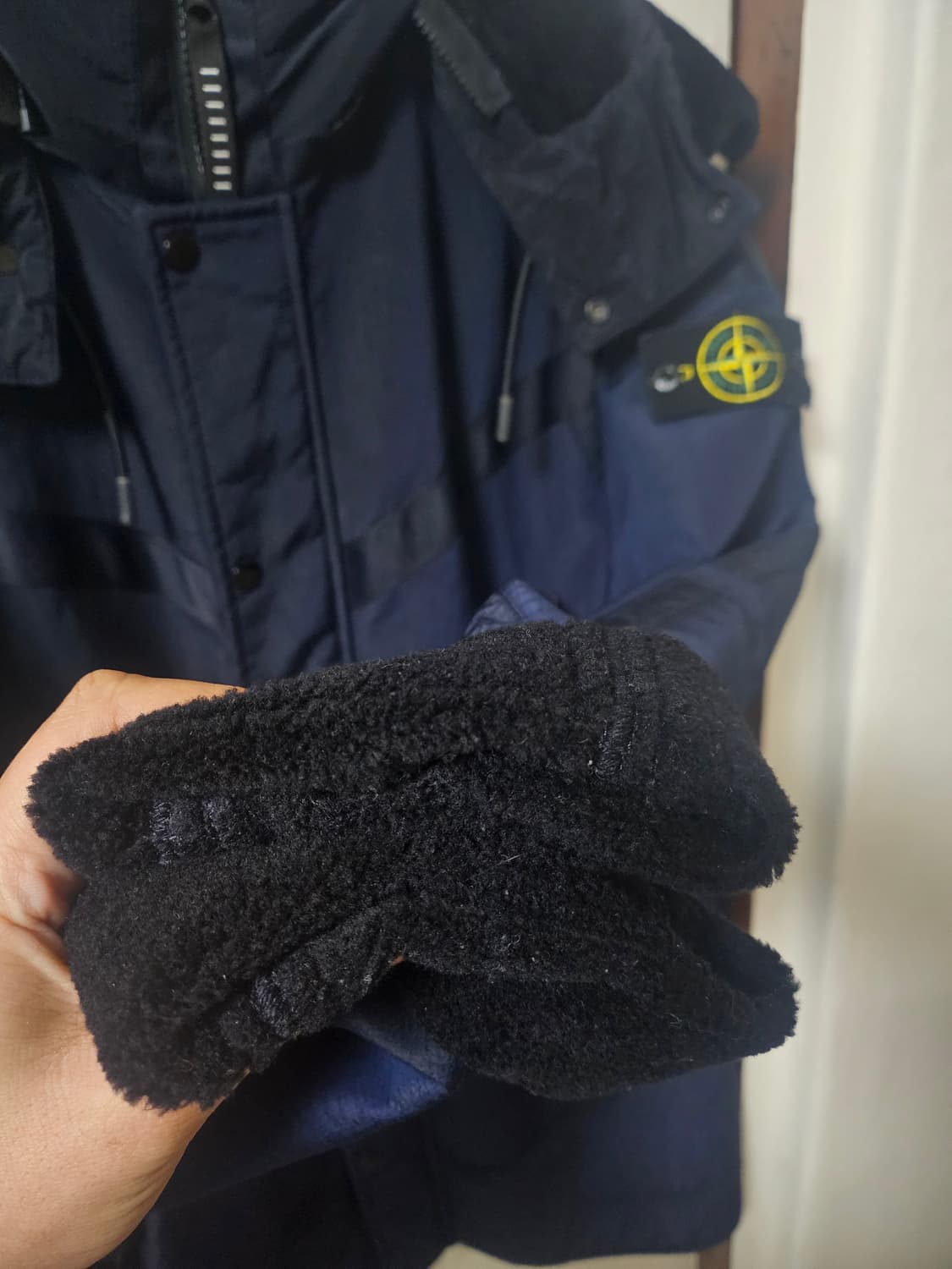 스톤아일랜드X나이키 랩 M 무스탕 코트 (105) 상품이미지6