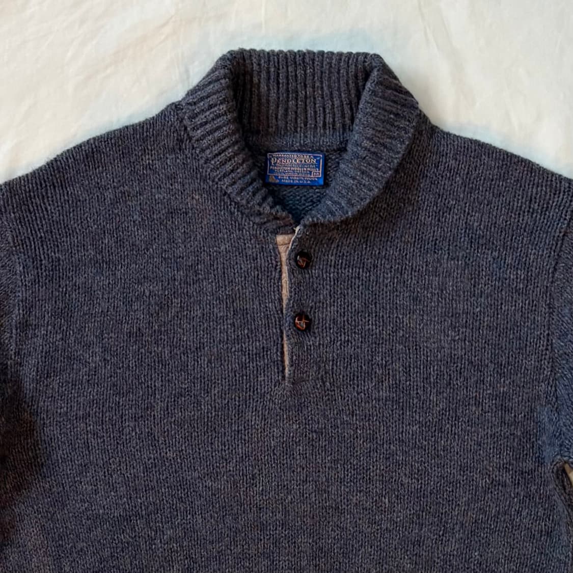 60s USA PENDLETON 숄칼라 울 스웨터(M /102-105) 상품이미지2