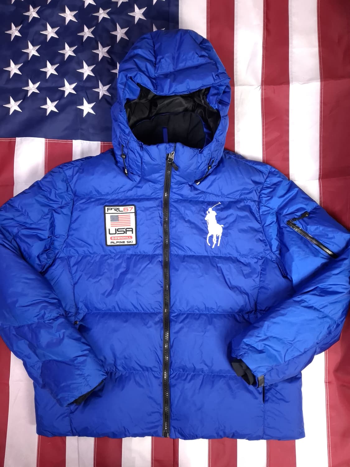오리지날 랄프로렌폴로 빅포니 블루 패딩 상품이미지1