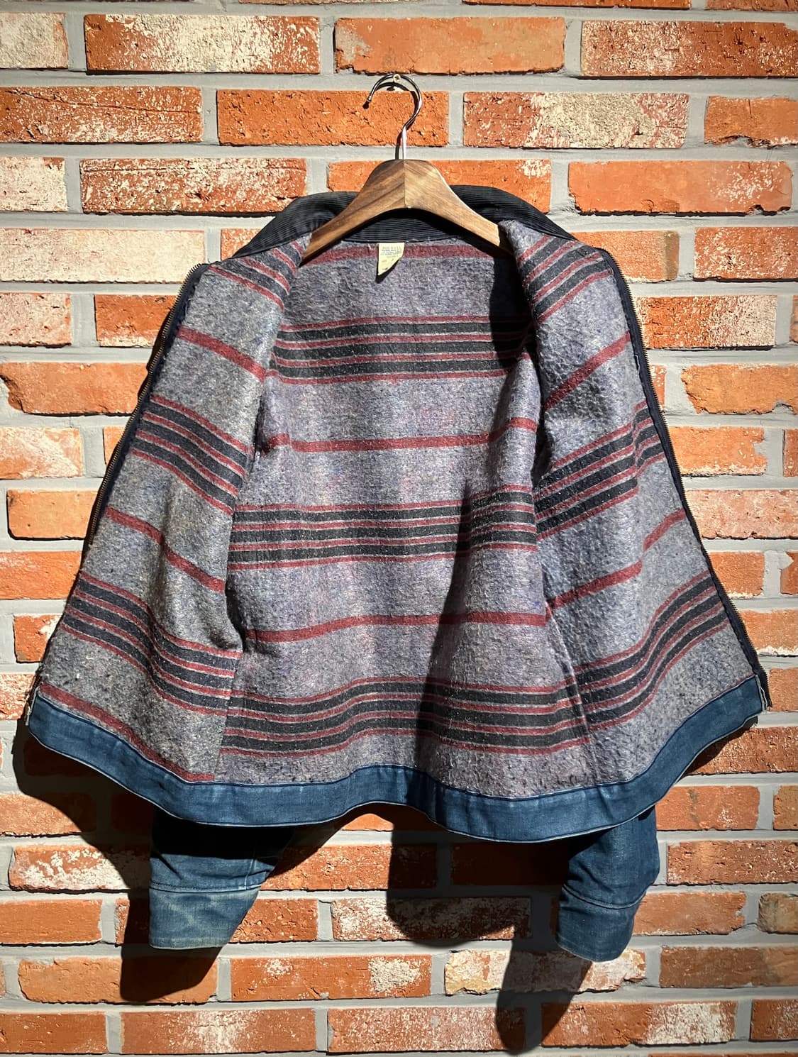 70s USA 빈티지 랭글러 빅벤 데님 워크 자켓 상품이미지7