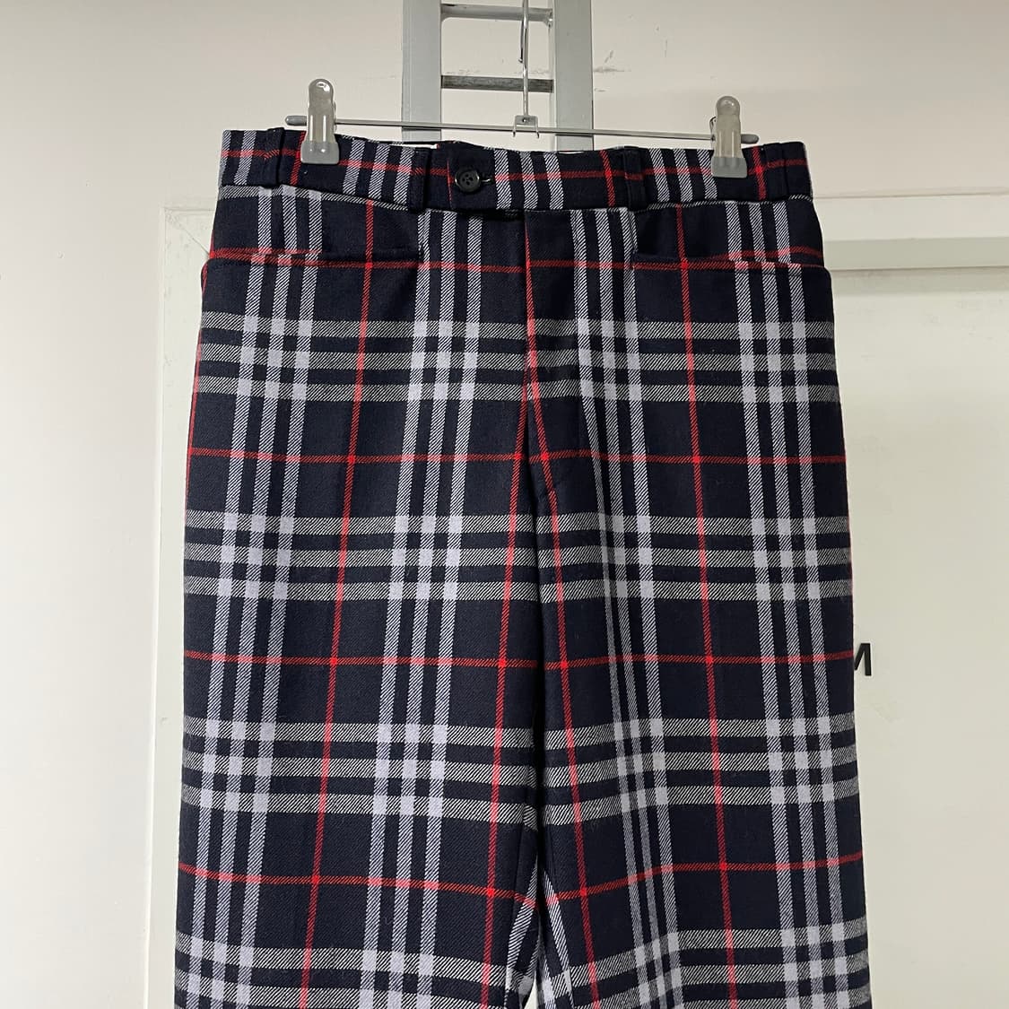 버버리 노바 체크 팬츠 네이비 76(W) 상품이미지2