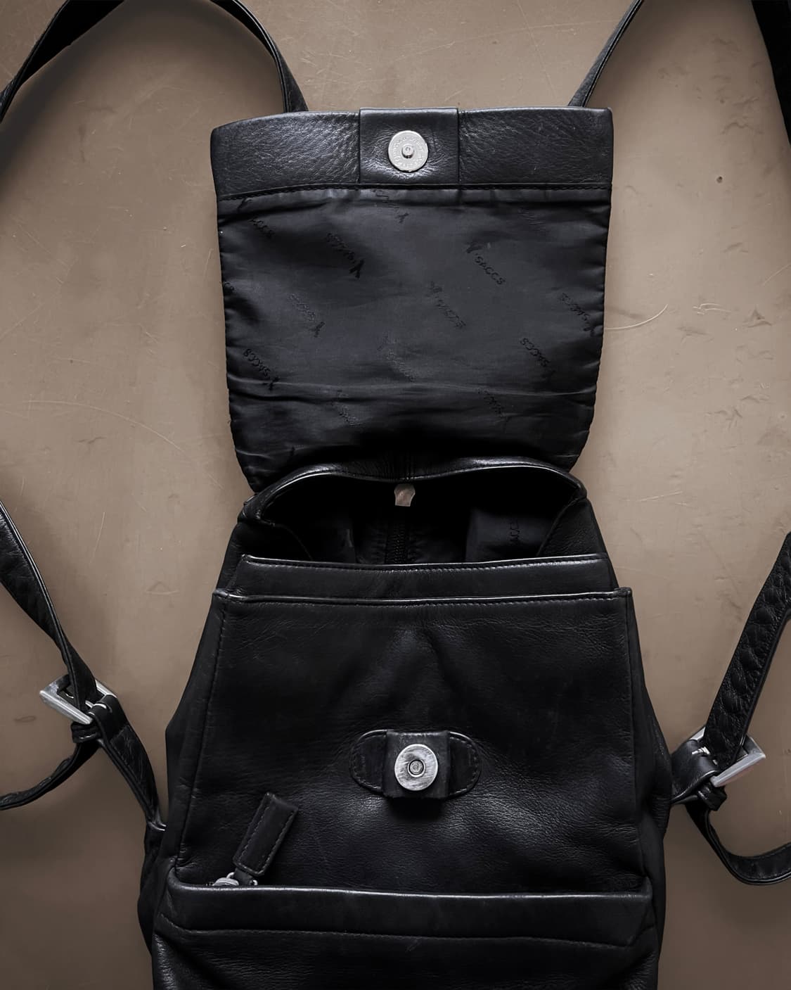 Y'SACCS Yohji Yamamoto Leather Backpack 상품이미지6