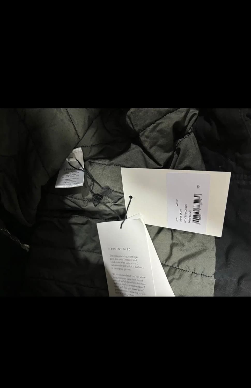 르메르 후디드 자켓 36사이즈 새상품입니다 상품이미지2