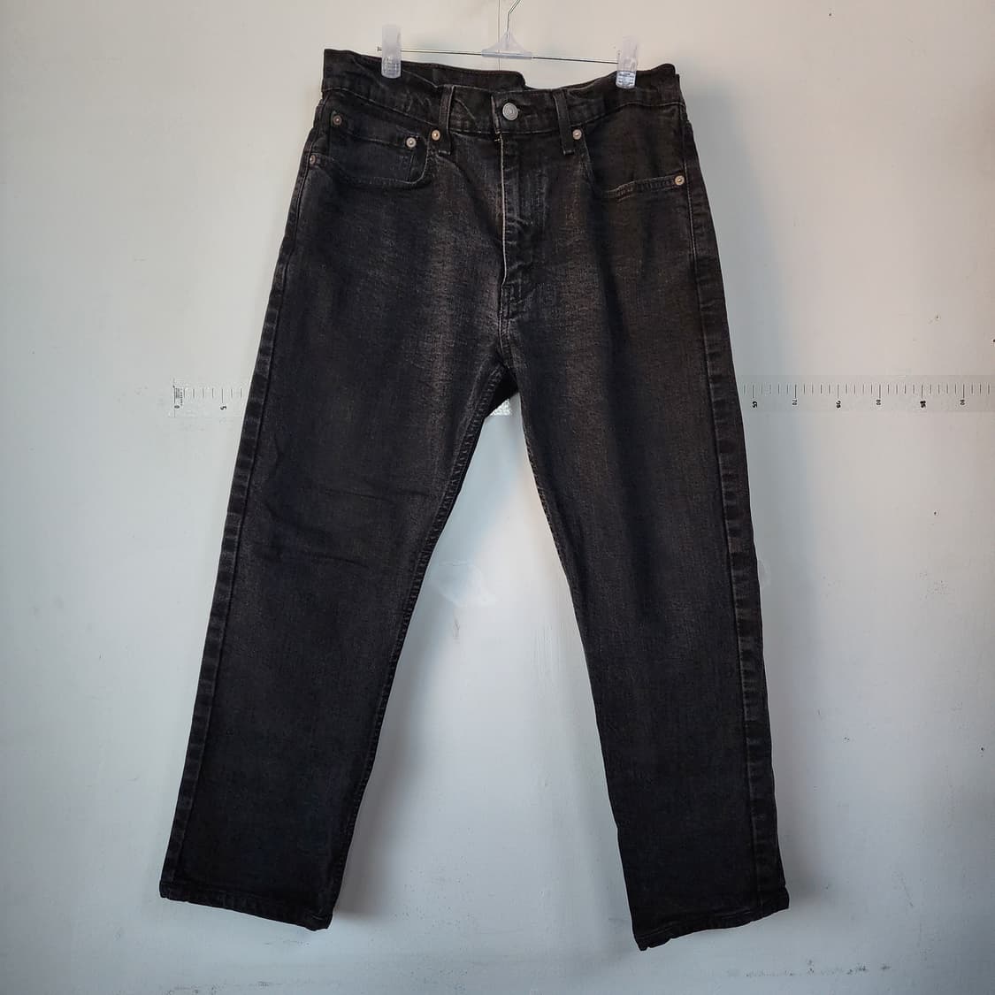 리바이스502 블랙 워싱 데님 팬츠 상품이미지1