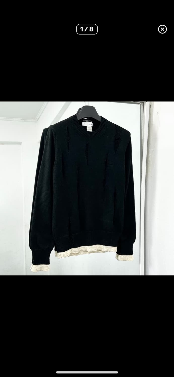 [ 구매 ] 꼼데가르송 셔츠 그런지 니트 상품이미지1