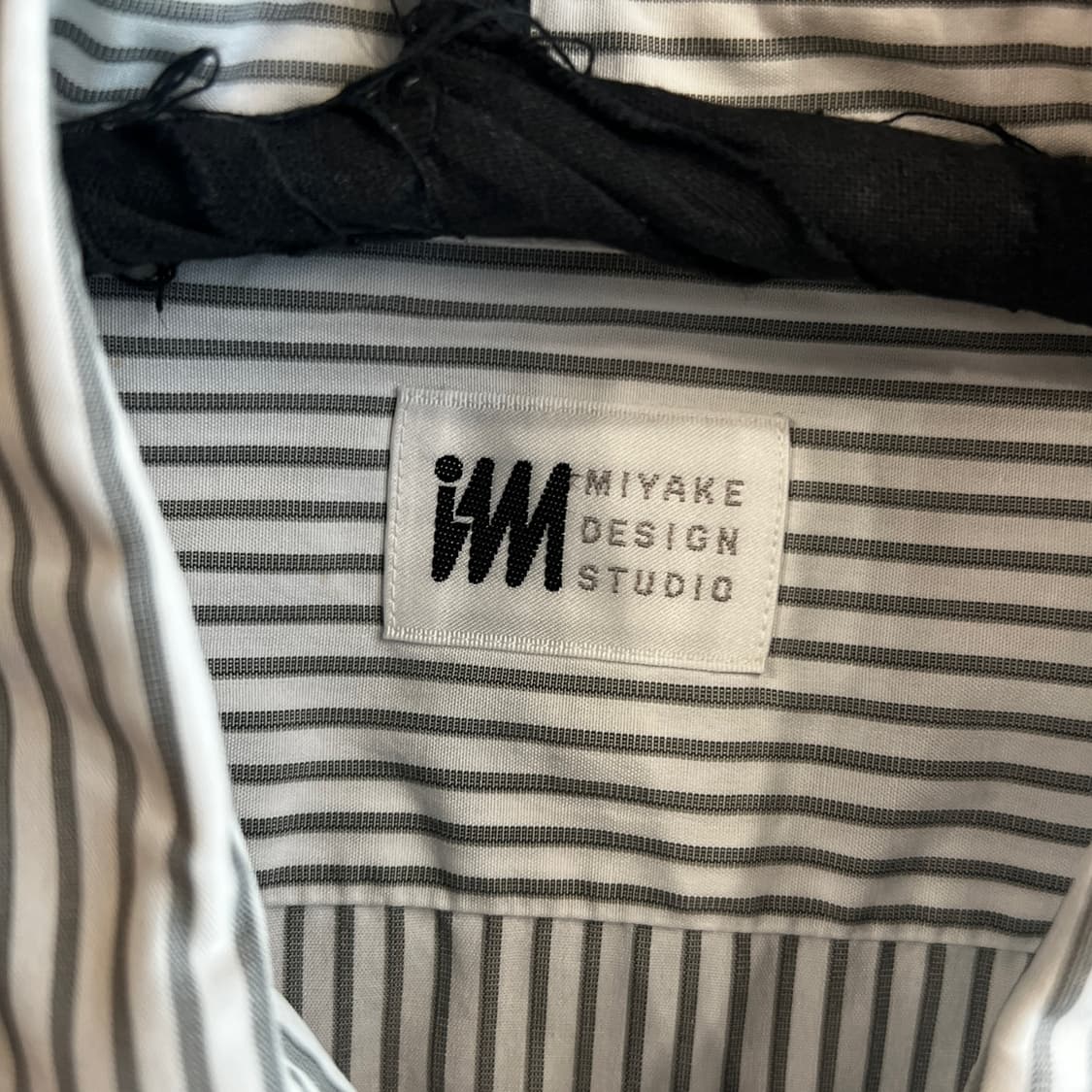80s 이세이 미야케 스트라이프 오버 셔츠 상품이미지9