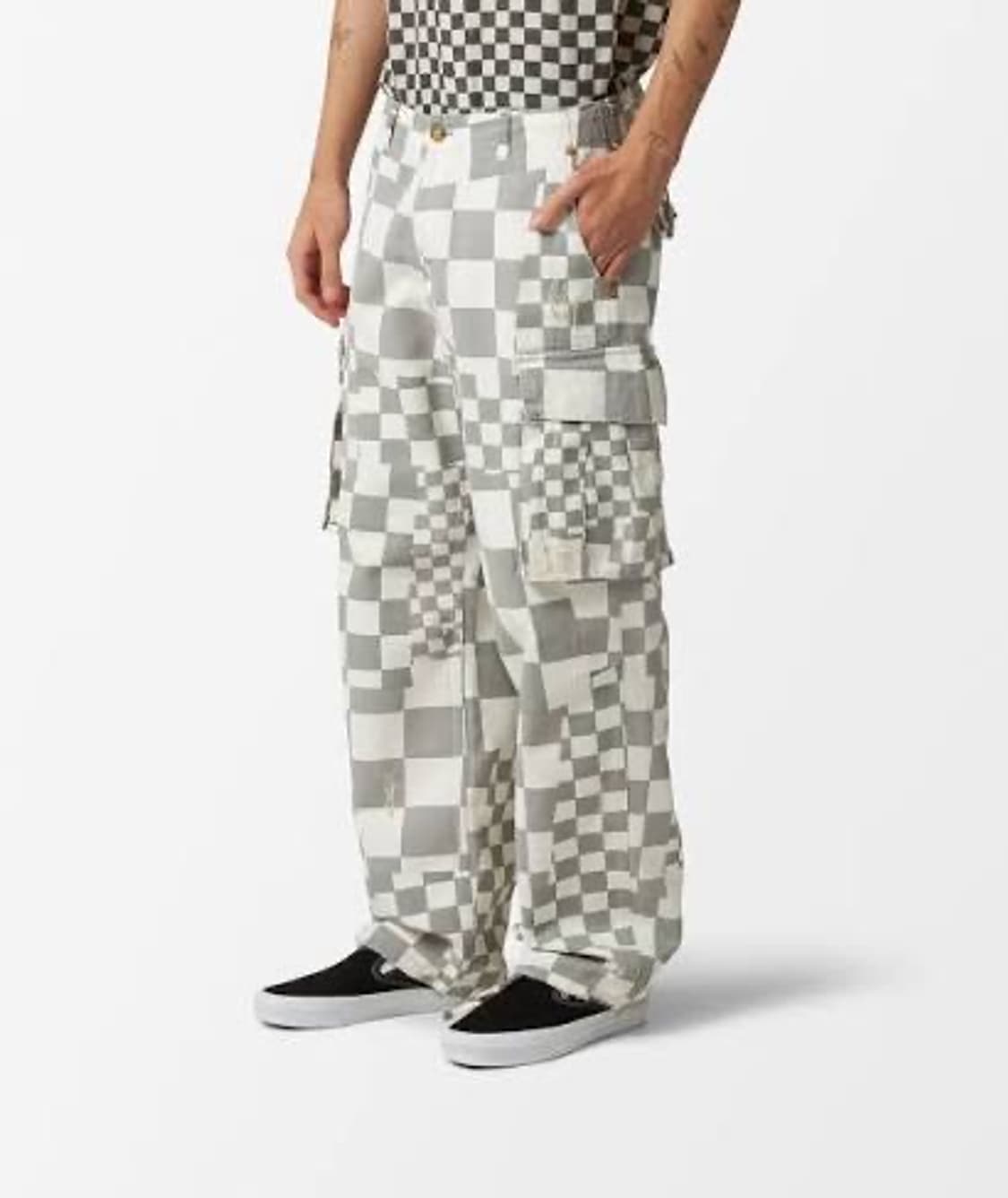 ERL 이알엘 체커보드 카고 팬츠 새제품 상품이미지2