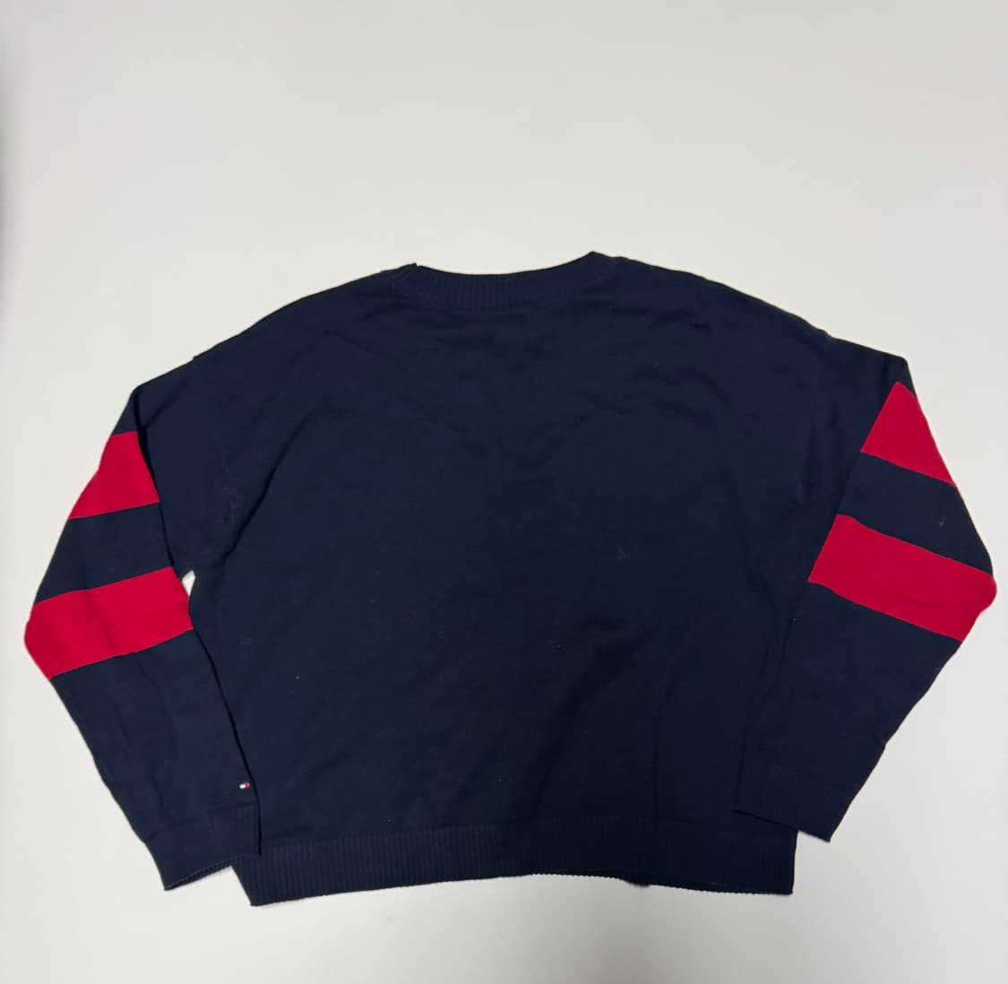 희귀!! 여성 타미힐피거 더블 하트 코튼 크롭 니트 S 상품이미지3